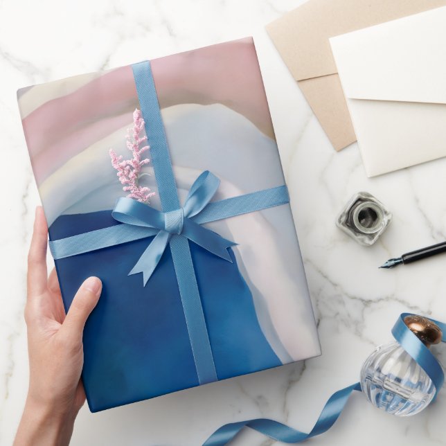 Music Pink and Blue by O'Keeffe Wrapping Paper (Gifting)