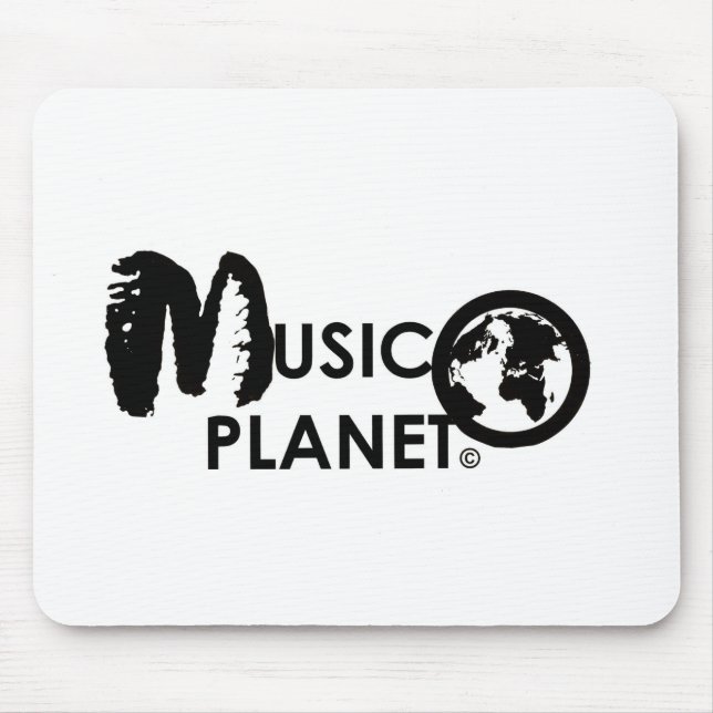 MUSIC PLANET MERCH MOUSE PAD (Front)