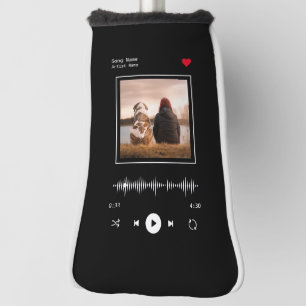 Music Player Artist and Song Personalized Photo Golf Head Cover