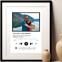 Music Player Personalised Photo