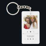 Music Player Photo Frame Personalised BFF Key Ring<br><div class="desc">Fun and whimsical photo design featuring a music player mockup.</div>