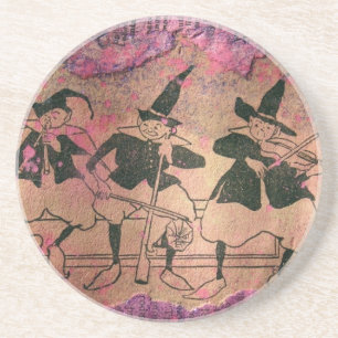 Music Players Mixed Media Coaster