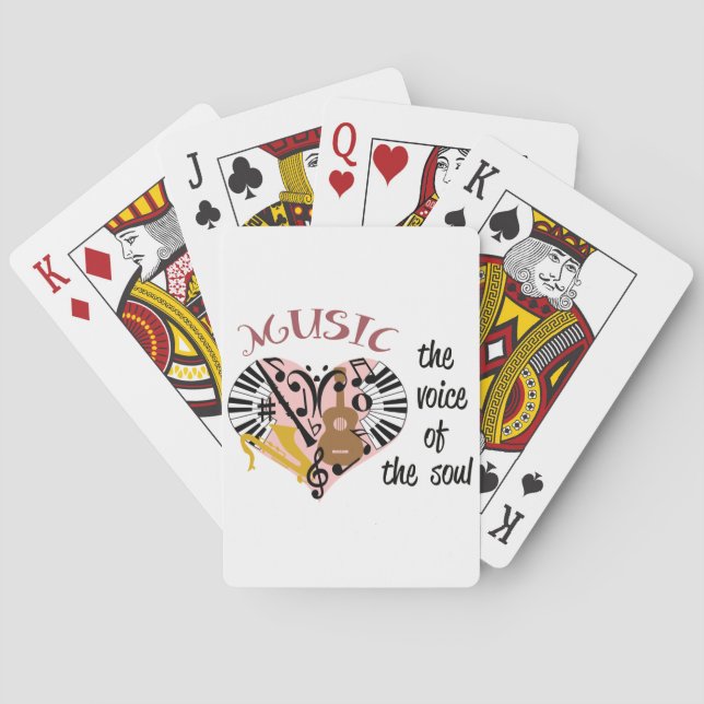 Music Playing Cards (Back)