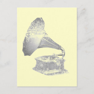 music postcard