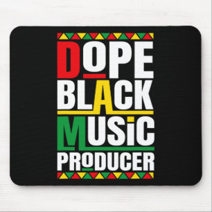 Music Producer Black History Month Music Black Mus Mouse Pad