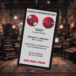 Music Producer Business Card