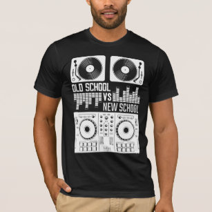 Music Producer DJ Old School Vinyl electro Techno T-Shirt