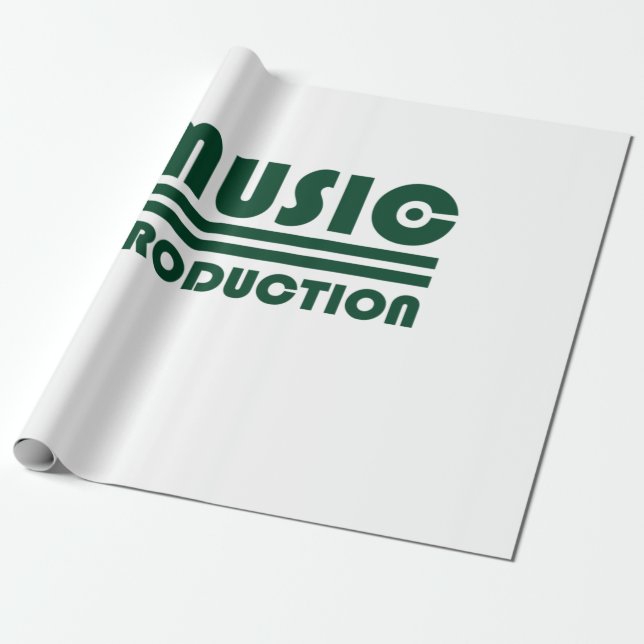 Music Production Wrapping Paper (Unrolled)