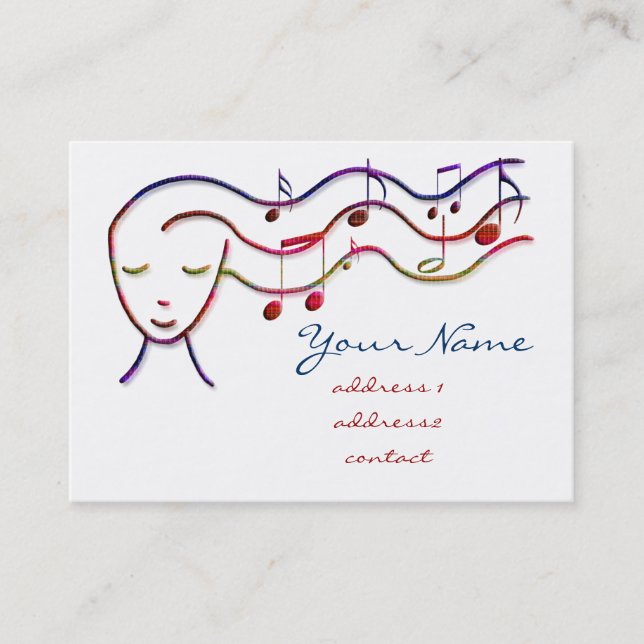 music profile card (Front)