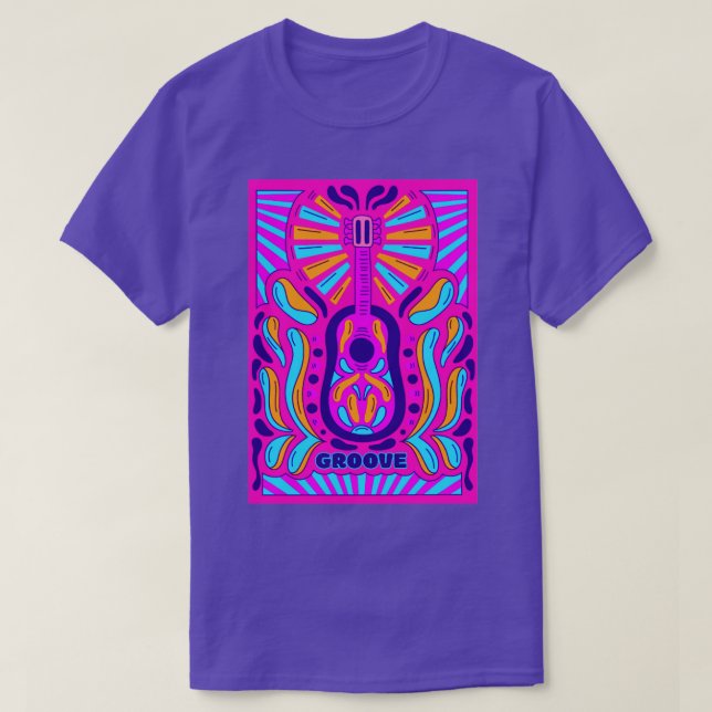 Music Psychedelic T-Shirt (Design Front)