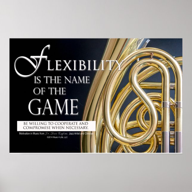 Music Quote - Motivational Leadership Quotes Poster (Front)