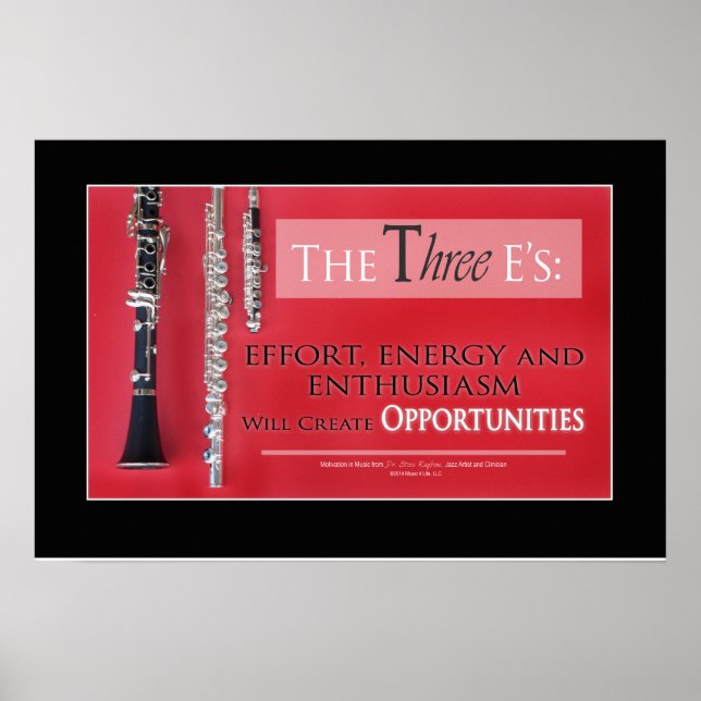 Music Quote - Motivational Leadership Quotes Poster (Front)