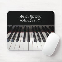 Music Quote on Piano Keyboard