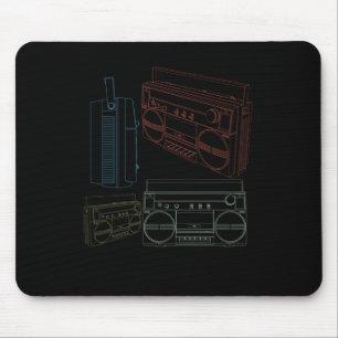 Music Rap Hiphop Beatboxer Microphone Beatboxing G Mouse Pad