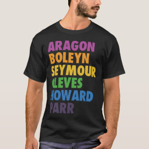 Music Retro Six The Musical Aragon Howard Parr Rai T-Shirt