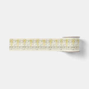 Music ribbon grosgrain ribbon