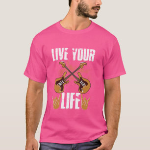 Music Rock And Roll Band Concert Musician Hard Roc T-Shirt