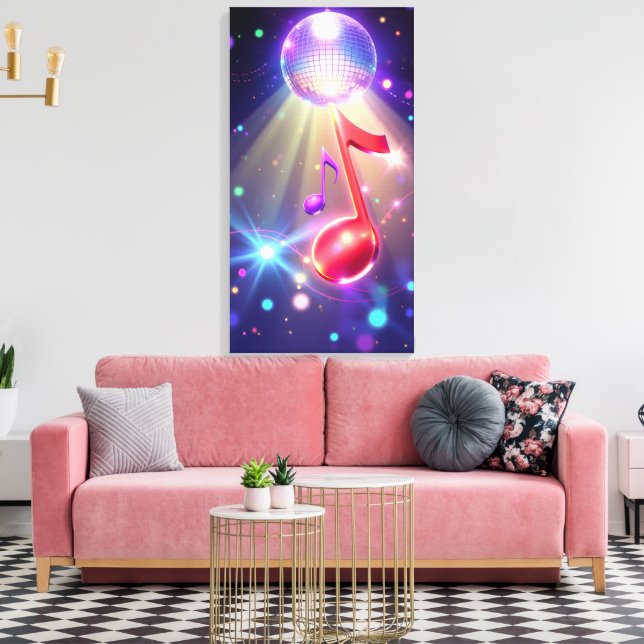 Music Room Canvas Print (Insitu(LivingRoom))
