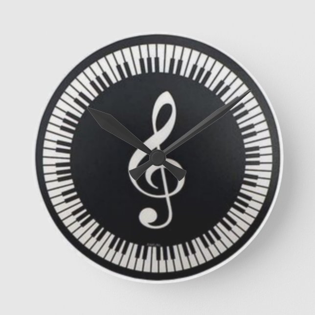Music Round Clock (Front)