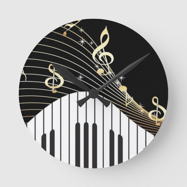 Music Round Clock (Front)
