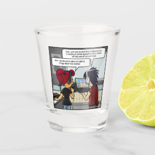 Music Royalties Funny Shot Glass