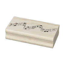 Music Rubber Stamp