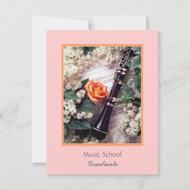 Music School, Graduate Invitation (Front)