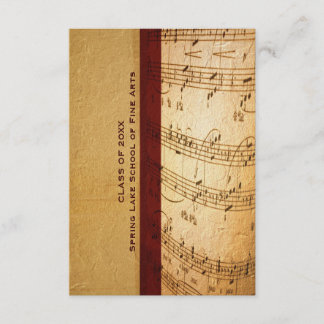 Music School or Performing Arts Academy Graduation Invitation