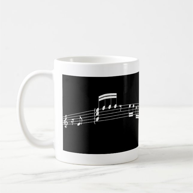 Music Score Coffee Mug (Left)