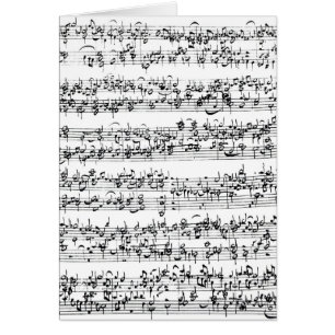 Music Score of Johann Sebastian Bach