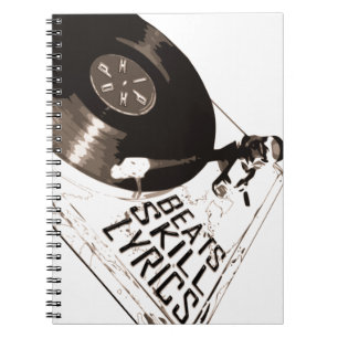MUSIC SERIES PART 2 : HIP HOP - BEATS SKILL LYRICS NOTEBOOK