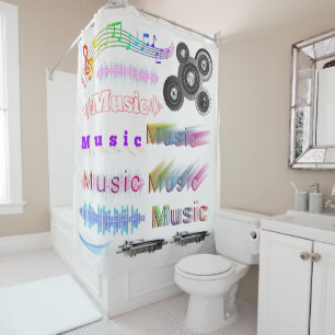 Music Shower Curtain