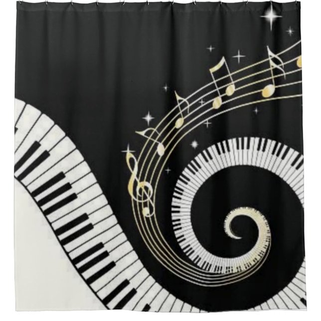 Music Shower Curtain (Front)
