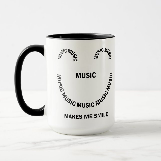 Music Smile Mug (Left)
