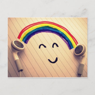 Music Smiles Postcard