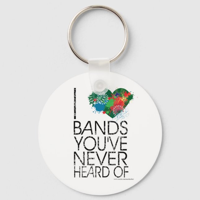 Music Snob Key Ring (Front)