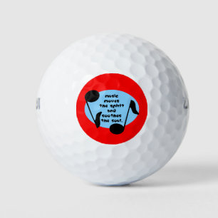 Music Soothes the Spirit Golf Balls