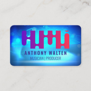 Music Sound Artist Creative Business Card