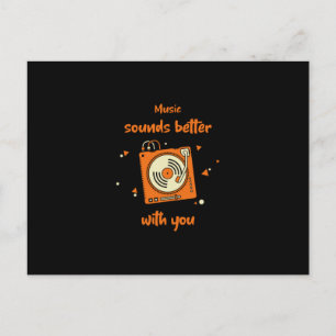 Music sounds better with You ... Postcard