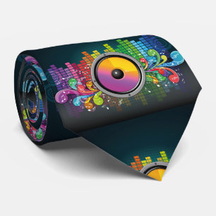 Music Speaker and Beats Glow Tie