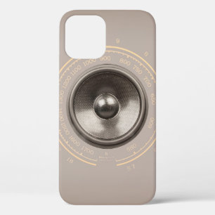 Music speaker and retro radio dial Case-Mate iPhon iPhone 12 Case