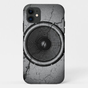 Music speaker on a cracked wall Case-Mate iPhone case