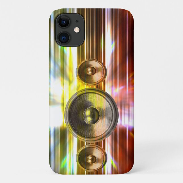 Music speakers and party lights Case-Mate iPhone case (Back)