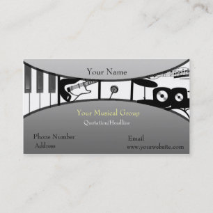 Music Speaks Business Card
