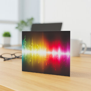 Music Spectrum Soundwave Vibrant Audio Visualiser  Invitation
