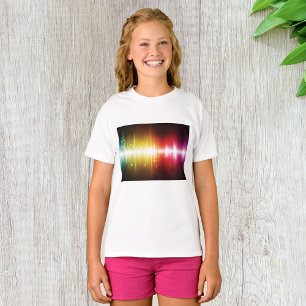 Music Spectrum Soundwave Vibrant Audio Visualiser  T-Shirt