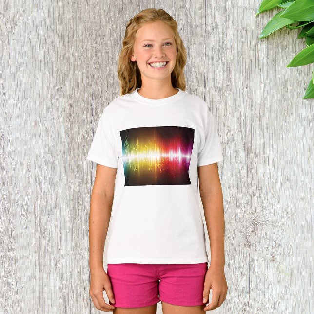 Music Spectrum Soundwave Vibrant Audio Visualiser  T-Shirt (Creator Uploaded)