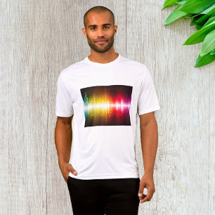 Music Spectrum Soundwave Vibrant Audio Visualizer  T-Shirt