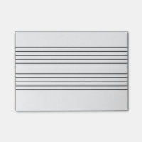 Music staff notepad