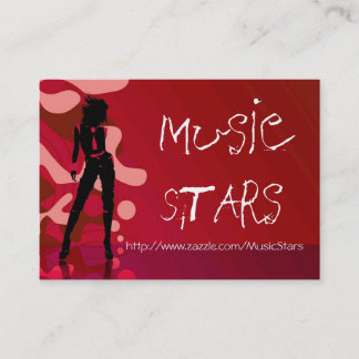 Music Stars Business Card
